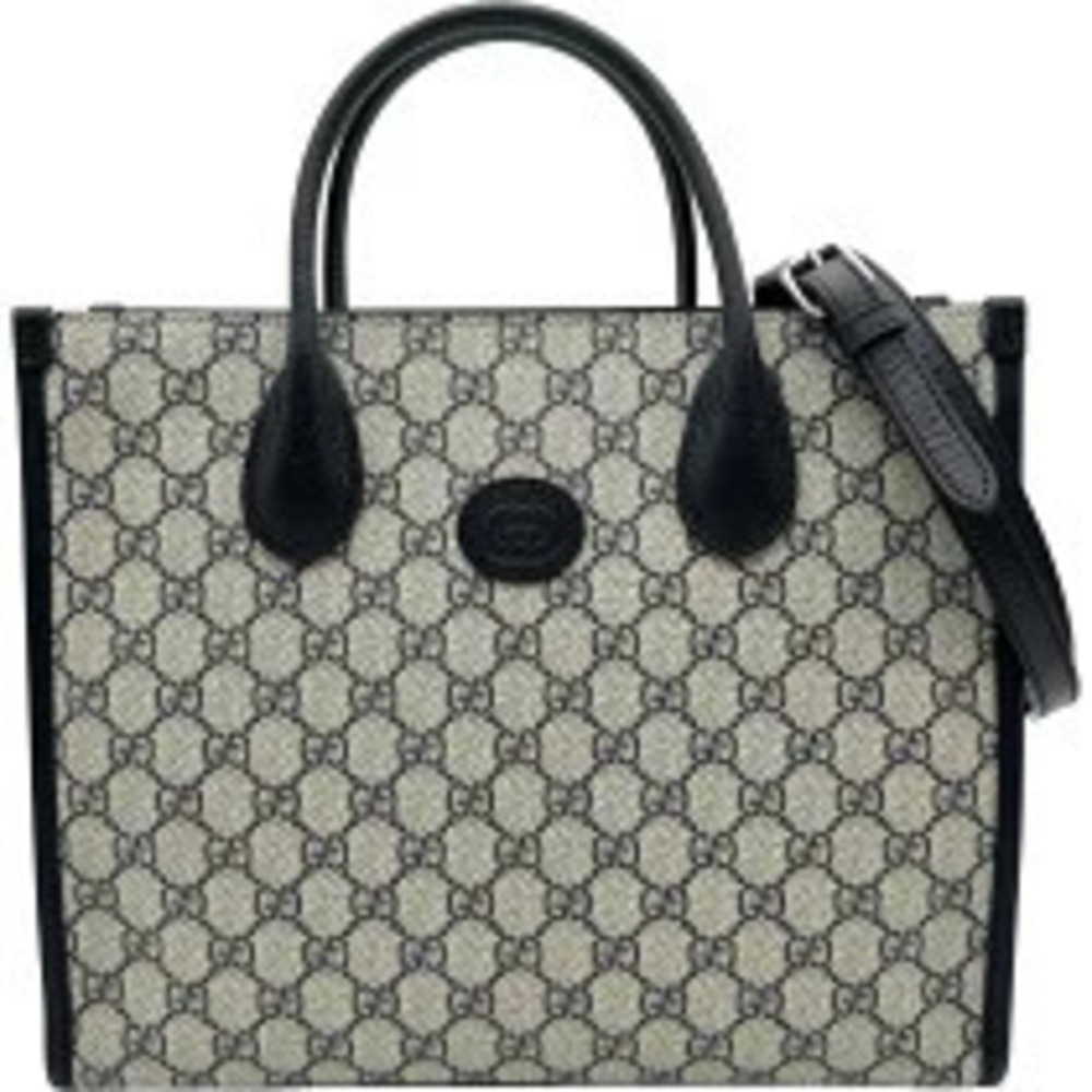 Gucci GG Splein Tote Bag Navy Blue